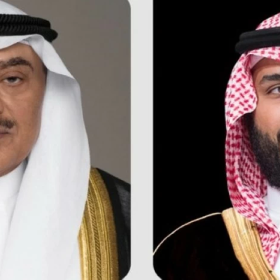 تعزية ولي العهد السعودي للكويت في وفاة الشيخ صباح