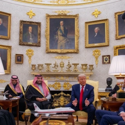 ولي العهد وترمب يبحثان التطورات الإقليمية في القمة السعودية الأمريكية