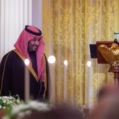 ولي العهد يشرف حفل العشاء المقام في البيت الأبيض