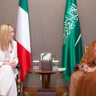 ولي العهد يلتقي رئيسة وزراء إيطاليا: تعزيز الشراكة الاستراتيجية