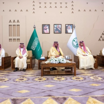 الأمير راكان بن سلمان يستقبل المهنئين بتعيينه محافظاً للدرعية