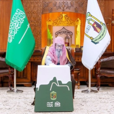 المفتي العام يشيد بدعم القيادة لحملة الجود منا وفينا