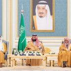 ولي العهد يستقبل المهنئين برمضان في قصر اليمامة