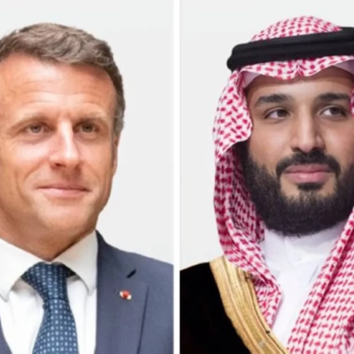 ولي العهد لماكرون: سنتخذ كافة الإجراءات للدفاع عن أراضيها