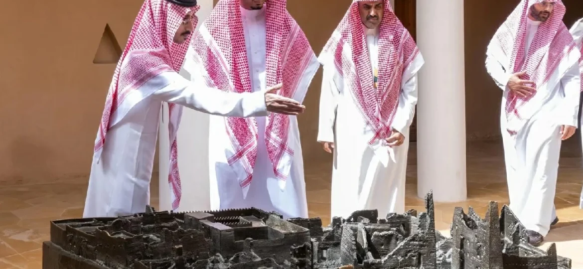 جولة الأمير راكان على مشروعات هيئة تطوير بوابة الدرعية