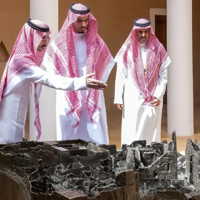 جولة الأمير راكان على مشروعات هيئة تطوير بوابة الدرعية