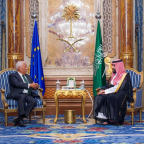 ولي العهد يلتقي رئيس المجلس الأوروبي لتعزيز الشراكة