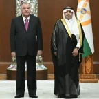 الشمراني يقدم أوراق اعتماده: سفير المملكة لدى طاجيكستان