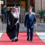 ولي العهد يغادر القاهرة بعد ختام زيارته الرسمية لمصر
