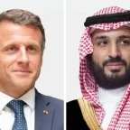 مباحثات ولي العهد والرئيس الفرنسي لتعزيز أمن المنطقة