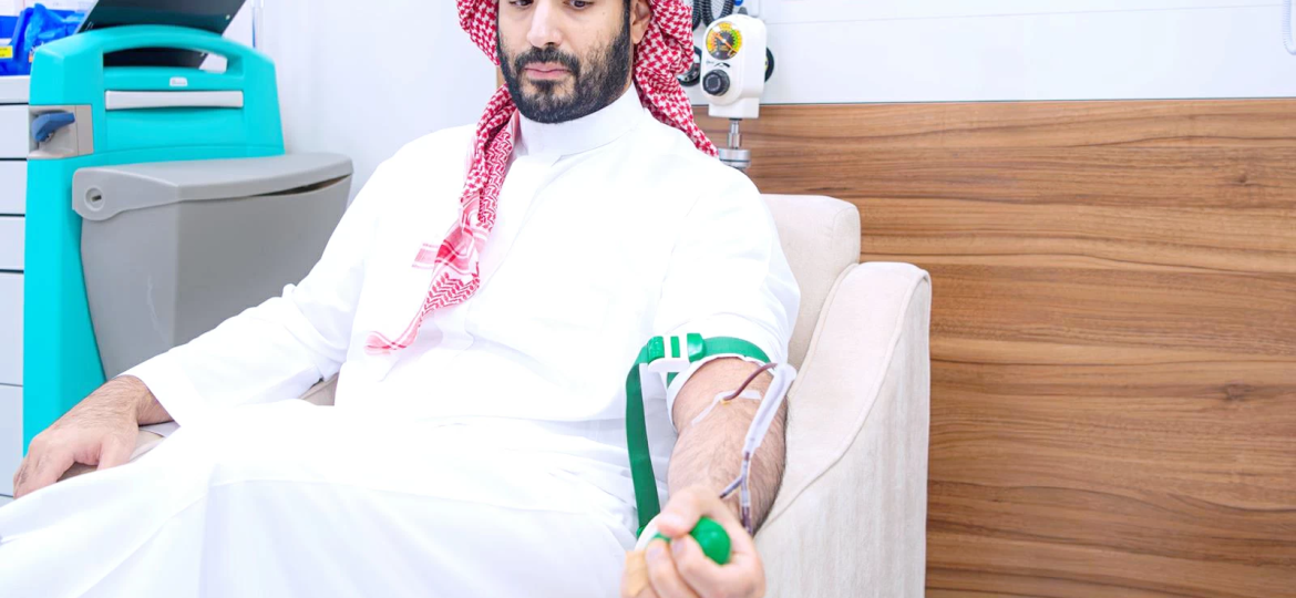 تبرع ولي العهد بالدم: مبادرة إنسانية تعزز التكافل